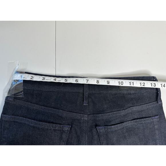 AG Adriano Goldschmied NWT Dark Blue Flare Jeans Mid Rise Bohemian Indie 27 - Picture 11 of 11